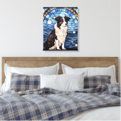 Border Collie Leinwanddruck (Insitu (Schlafzimmer))