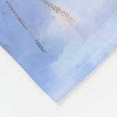 Border Collie Let It Schnee Weihnachten Fleecedecke (Ecke)