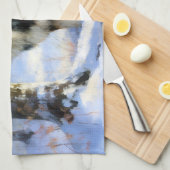 Border Collie Let It Schnee Weihnachten Geschirrtuch (Viertel Falte)