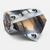 Border Collie Let It Schnee Weihnachten Krawatte (Gerollt)