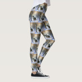 Border Collie Let It Schnee Weihnachten Leggings (Rechts)
