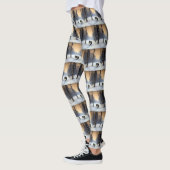 Border Collie Let It Schnee Weihnachten Leggings (Links)