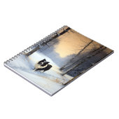 Border Collie Let It Schnee Weihnachten Notizblock (Linke Seite)