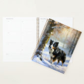 Border Collie Let It Schnee Weihnachten Planer (Anzeige)