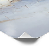 Border Collie Let It Schnee Weihnachten Poster (Ecke)