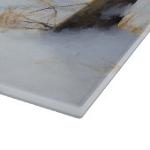 Border Collie Let It Schnee Weihnachten Schneidebrett (Ecke)