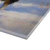 Border Collie Let It Schnee Weihnachten Schneidebrett (Ecke)