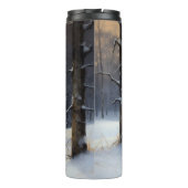 Border Collie Let It Schnee Weihnachten Thermosbecher (Rückseite)