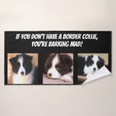 Border Collie Liebe Badehandtuch (Badehandtuch)