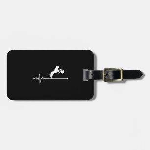 Border Collie Liebhaber Mutter Geschenke Herzschla Gepäckanhänger