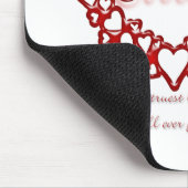 Border Collie Love Mousepad (Ecke)