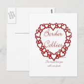 Border Collie Love Postkarte (Vorne/Hinten)