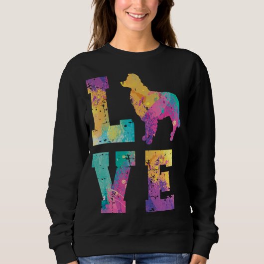 Border Collie Love Sweatshirt (Vorderseite)
