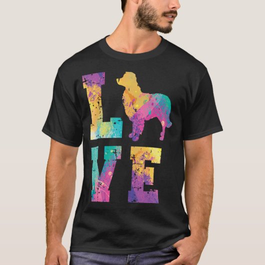 Border Collie Love T-Shirt (Vorderseite)