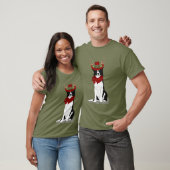 Border Collie Lover Funny Christmas Dog Holiday T-Shirt (Unisex)