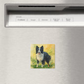 Border Collie Magnet (In Situ (Geschirrspüler))