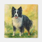Border Collie Magnet (Vorne)