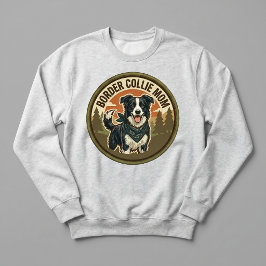 Border Collie Mama Crewneck Hundemama Geschenk für Sweatshirt