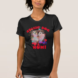 Border Collie Mama Hund Lover Beste Hunde Mama je T-Shirt