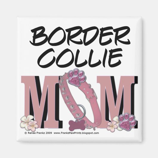 Border Collie MAMA Magnet (Vorne)
