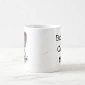 'Border Collie Mama' Schwarzweißhund Sheepdog Kaffeetasse (Mittel)