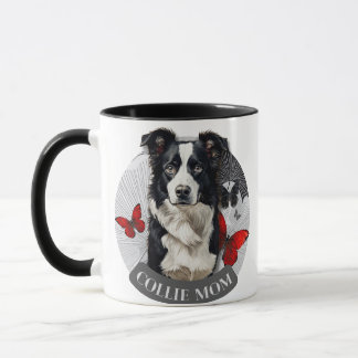 Border Collie Mama-Tasse – Kaffee-Geschenktasse fü Tasse