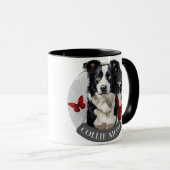 Border Collie Mama-Tasse – Kaffee-Geschenktasse fü Tasse (VorderseiteRechts)