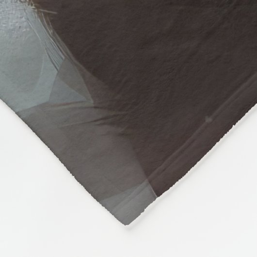 Border Collie mit dem Weihnachtsmann Fleecedecke (Ecke)