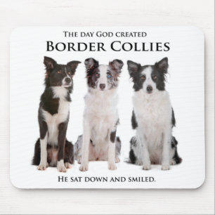 Border Collie Mouse Pad Mousepad