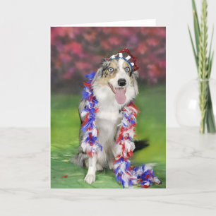 Border-Collie Notecard~Memorial Tag Karte