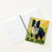 Border Collie Notizblock (Innenseite)