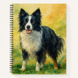 Border Collie Notizblock