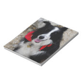 Border Collie Notizblock (Rotiert)