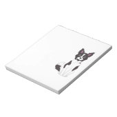 Border Collie Notizblock (Rotiert)