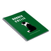 Border-Collie-Notizbuch Notizblock (Rechte Seite)