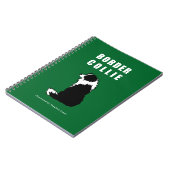 Border-Collie-Notizbuch Notizblock (Linke Seite)