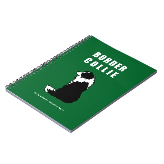 Border-Collie-Notizbuch Notizblock (Linke Seite)