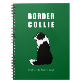Border-Collie-Notizbuch Notizblock