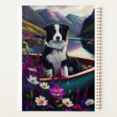 Border Collie on a Paddle: Ein Landschaftliches Ab Planer (Rückseite)