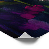 Border Collie on a Paddle: Ein Landschaftliches Ab Poster (Ecke)