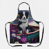 Border Collie on a Paddle: Ein Landschaftliches Ab Schürze (Vorderseite)