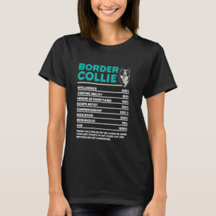Border Collie Owner BORDER COLLIE NUTRIE Funny T-Shirt