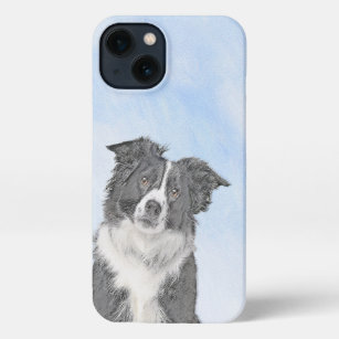 Border Collie Painting - Niedliche Original Dog Ar iPhone 13 Hülle