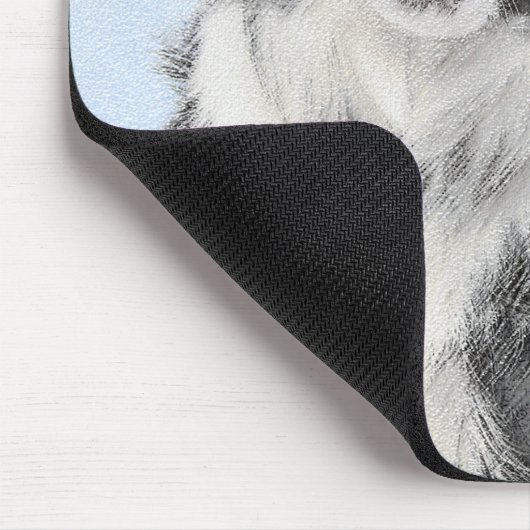 Border Collie Painting - Niedliche Original Dog Ar Mousepad (Ecke)
