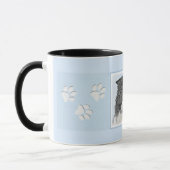 Border Collie Painting - Niedliche Original Hunde  Tasse (Links)