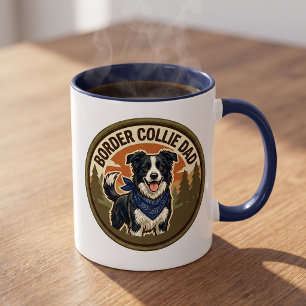 Border Collie Papa Kaffeetasse BC Hundepapa-Gesc