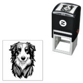 Border Collie Permastempel (Beispiel)