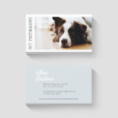 Border Collie Pet Fotografy Business Card Visitenkarte