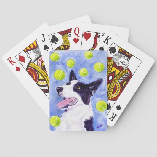 Border Collie Playing Cards - "Magpie's Gold" Spielkarten (Rückseite)