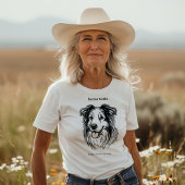 Border Collie Portrait T-Shirt